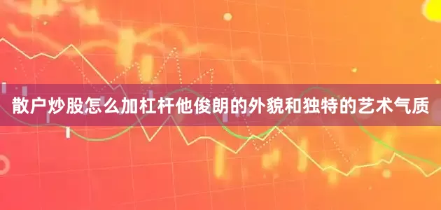 散户炒股怎么加杠杆他俊朗的外貌和独特的艺术气质